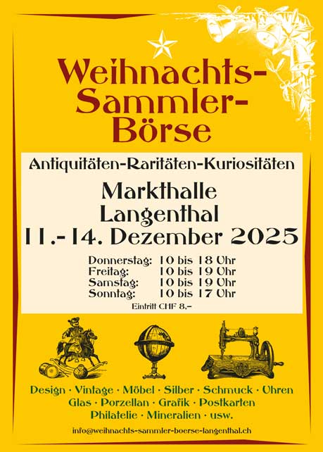 Weihnachts-Sammler-Börse Plakat