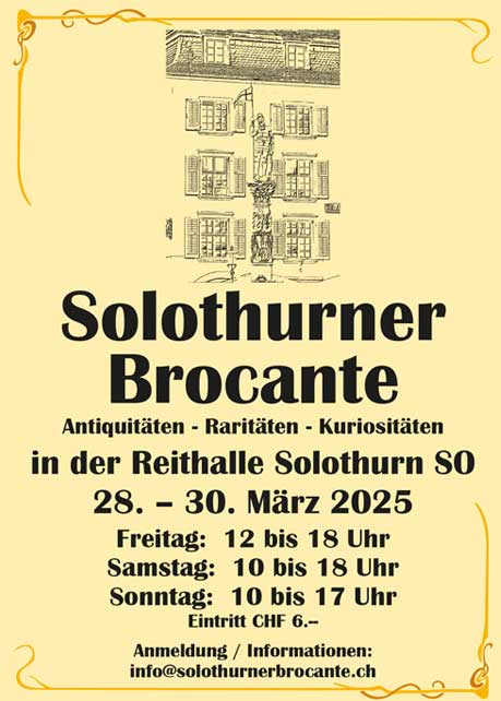 Solothurner Brocante Plakat